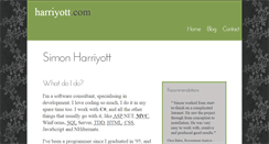 Desktop Screenshot of harriyott.com